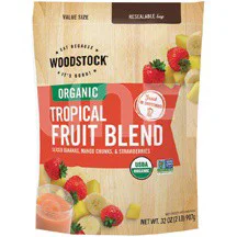 Woodstock Tropical Fruit Blend Organic Value Size