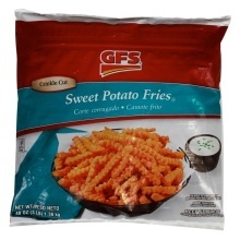 slide 1 of 1, GFS Crinkle Cut Sweet Potato Fries, 48 oz