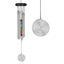 Woodstock Chime Chakra Seven Stones Silver