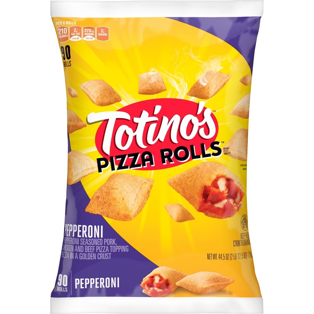 slide 3 of 3, Totino's Pepperoni Pizza Rolls, 90 ct; 44.5 oz