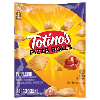 slide 1 of 3, Totino's Pepperoni Pizza Rolls, 90 ct; 44.5 oz