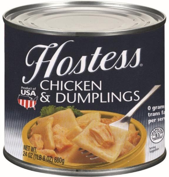 slide 1 of 1, Hostess Chicken & Dumplings, 24 oz