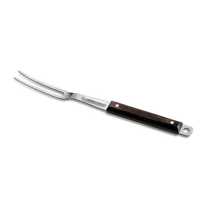 slide 1 of 5, Tramontina Churrasco Grill Fork - Dark Brown, 15 in