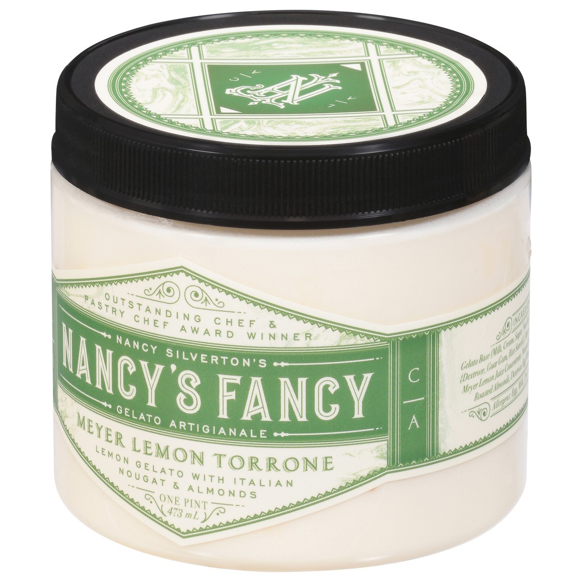 slide 6 of 14, Nancys Fancy Meyer Lemon Torrone Gelato - 16 Oz, 16 oz