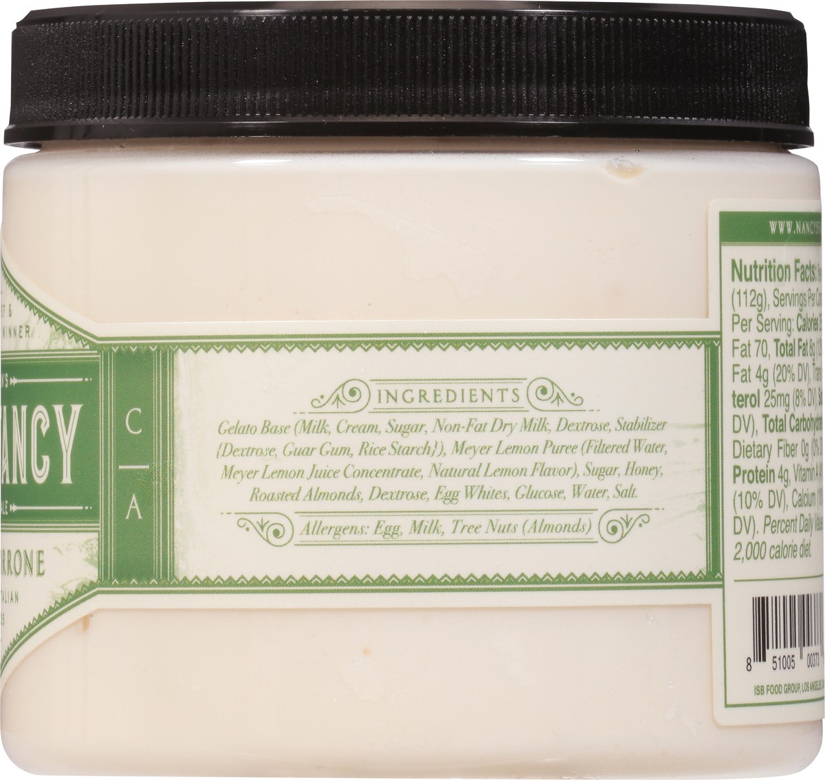 slide 2 of 14, Nancys Fancy Meyer Lemon Torrone Gelato - 16 Oz, 16 oz