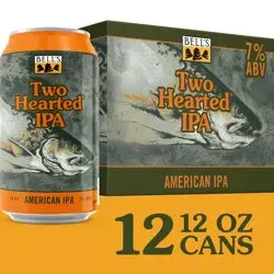 Bell's Two Hearted IPA Beer, 12 Pack, 12 fl oz Cans