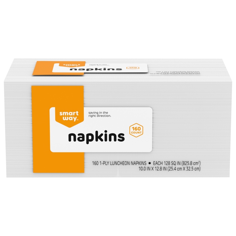 slide 1 of 1, Smart Way Napkins, 160 ct