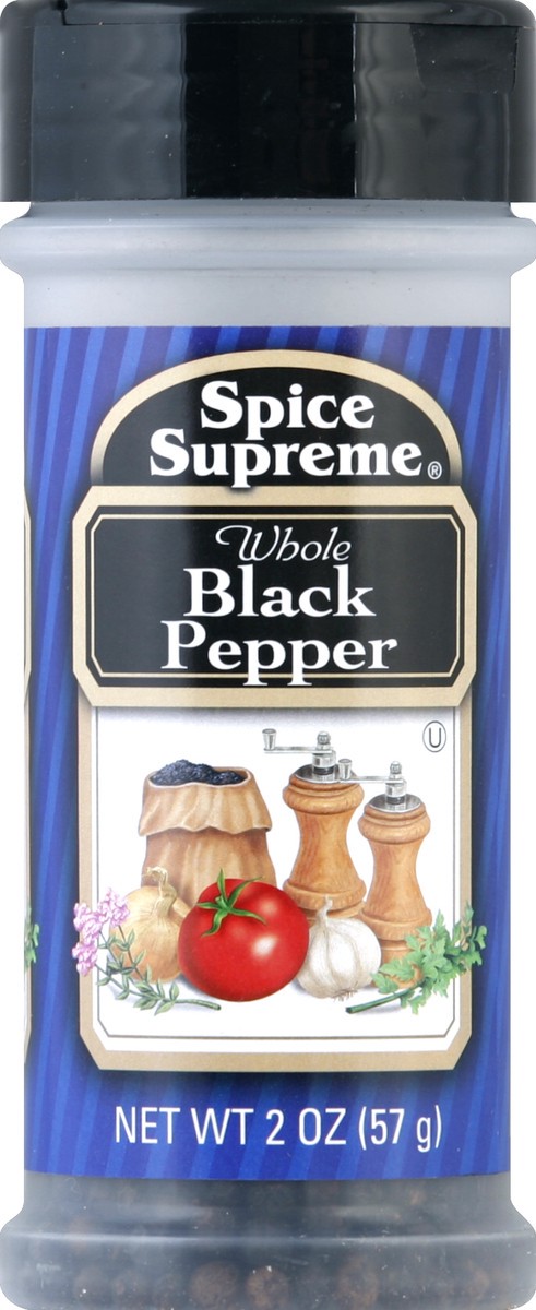 slide 2 of 2, Spice Supreme Black Pepper 2 oz, 2 oz