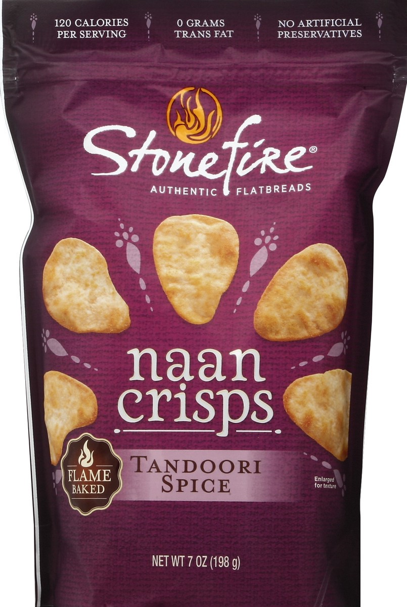 slide 2 of 3, Stonefire Naan Crisps 7 oz, 7 oz