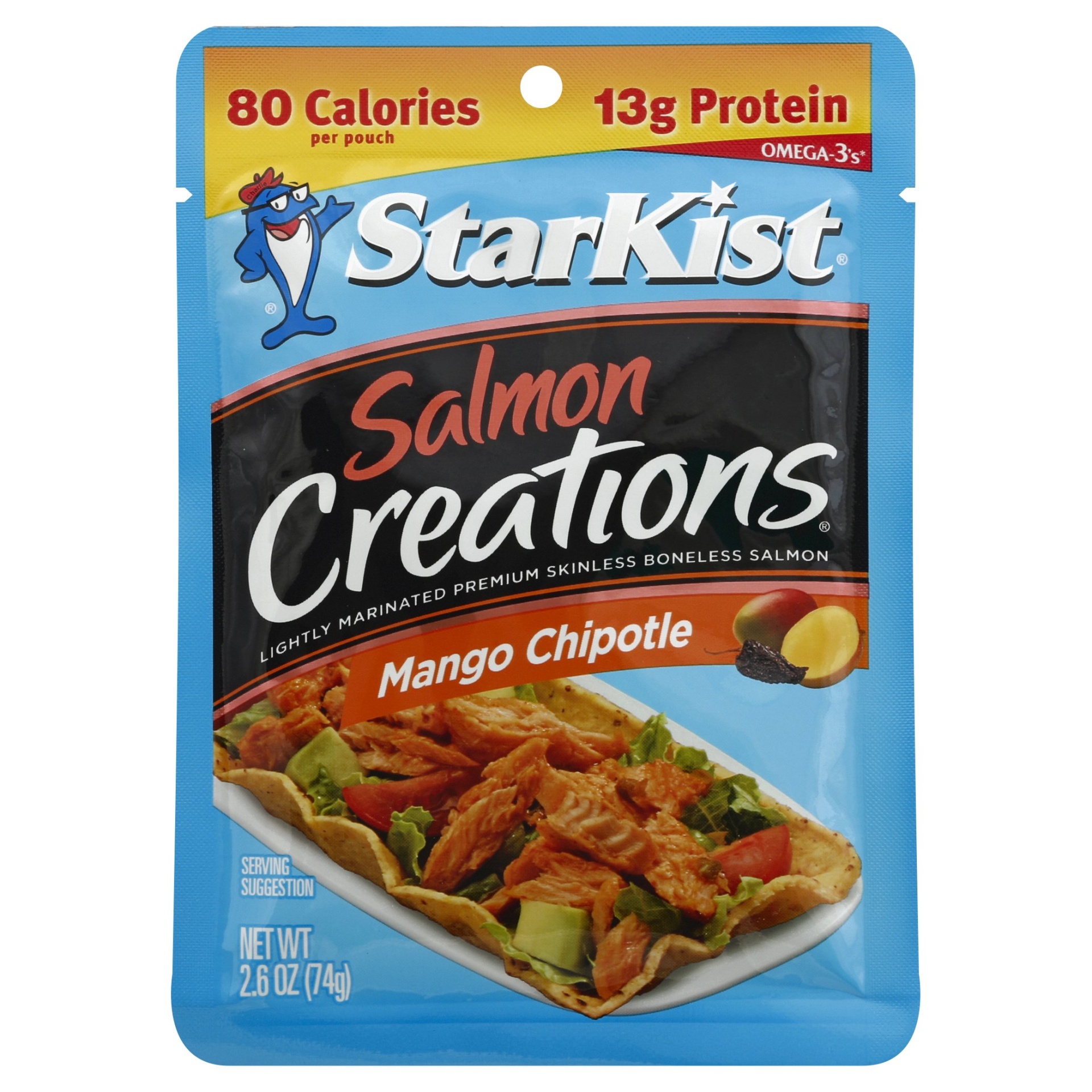 slide 1 of 1, StarKist Salmon Creations Mango Chipotle, 2.6 oz