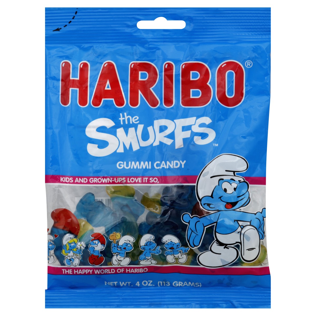 slide 2 of 3, Haribo, The Smurfs Gummi Candy, 4 oz