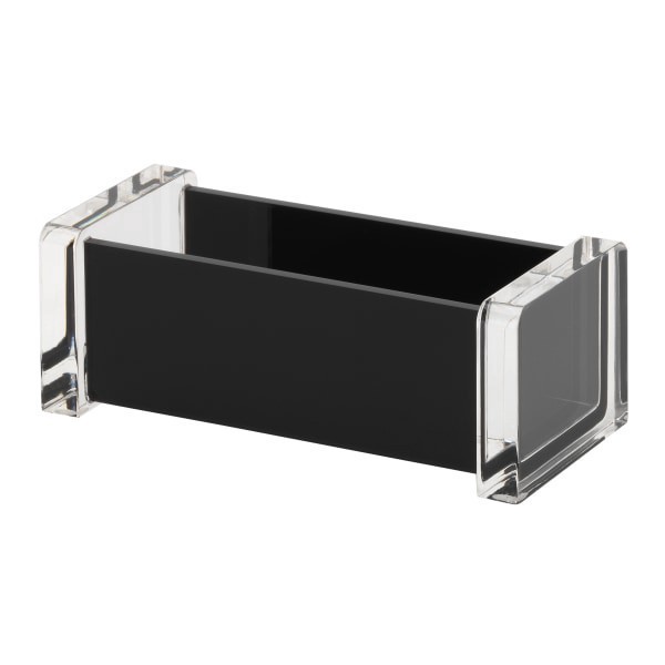 slide 4 of 5, Realspace® Black Acrylic Business Card Holder, 1 ct