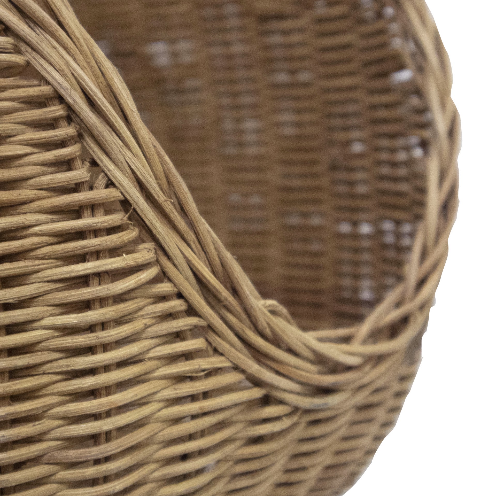 slide 2 of 5, 16" Natural Brown Gathering Basket By Ashland, 16 in x 11 in x 14 in