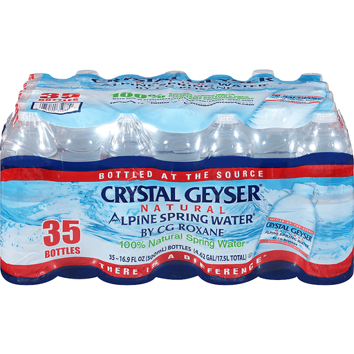 slide 1 of 6, Crystal Geyser Natural Alpine Spring Water Bottles, 16.9 fl oz; 39 ct