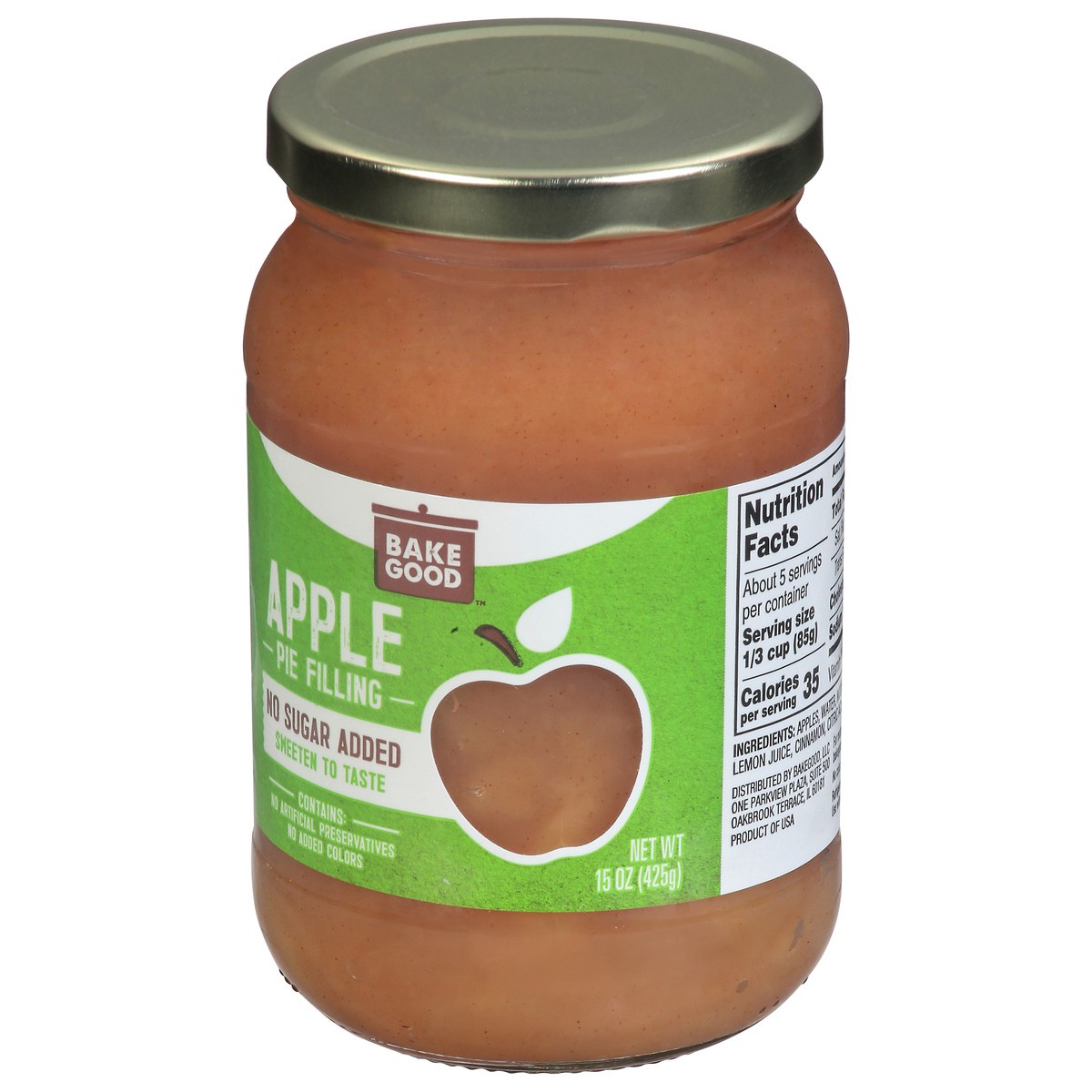 slide 2 of 12, BakeGood Apple Pie Filling 15 oz, 15 oz