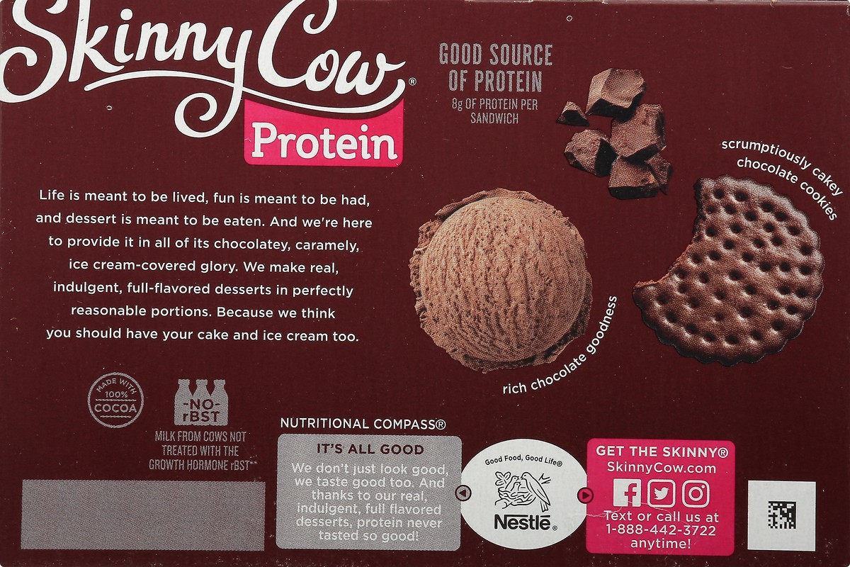 slide 6 of 10, Skinny Cow For Love Of Chocolate Protein Sandwich, 16 fl oz