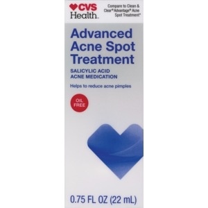slide 1 of 1, CVS Health Acne Spot Treatment, 0.75 oz