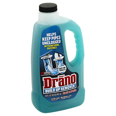 slide 1 of 1, Drano Drain Cleaner Build Up Remover, 30 oz