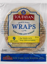 Toufayan Bakeries Low Carb - Low Sodium Wraps