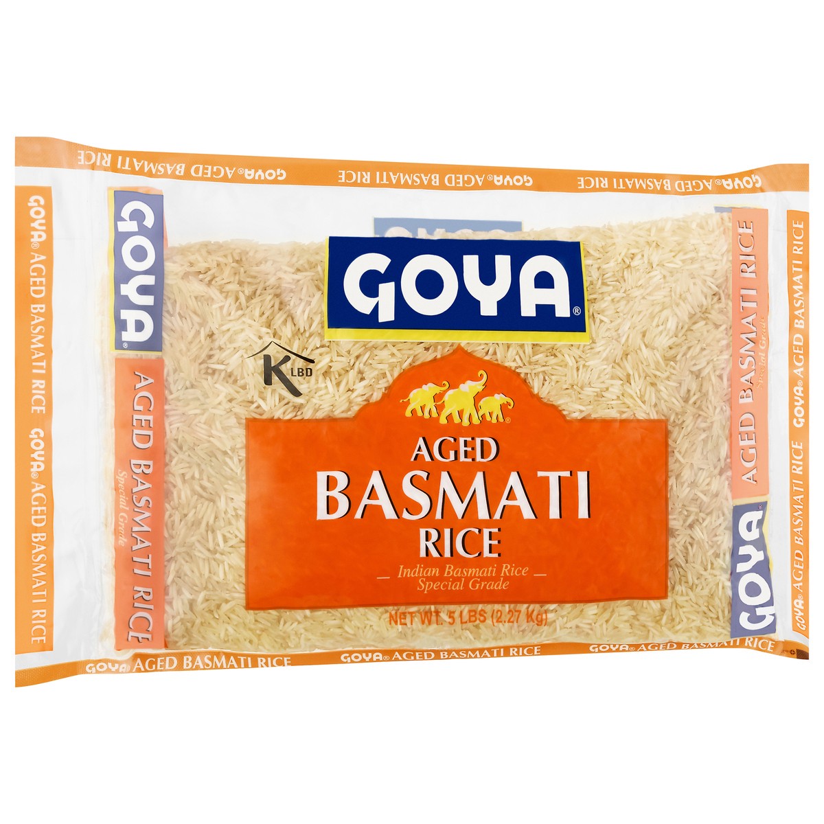 slide 2 of 4, Goya Aged Basmati Rice 5 lb, 80 oz