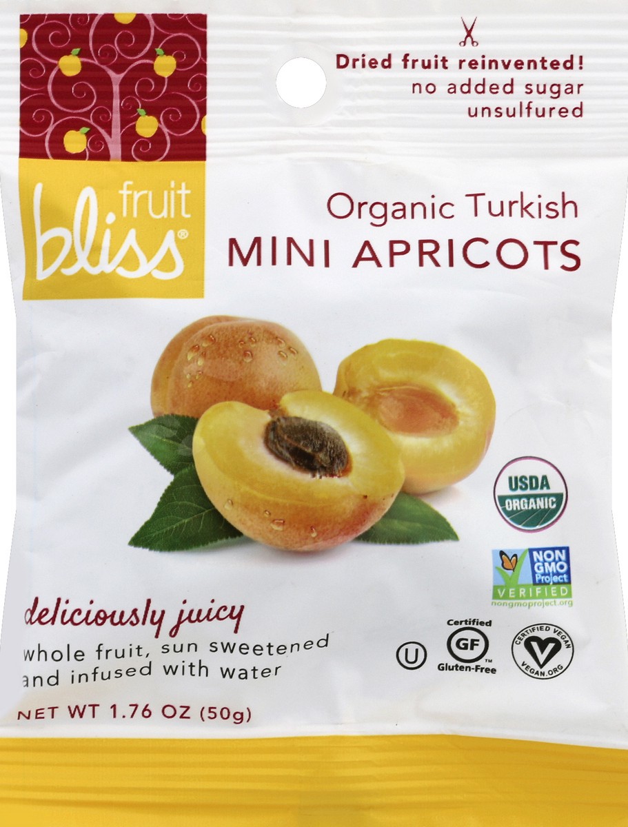 slide 3 of 3, Fruit Bliss Mini Dried Apricots, 1.76 oz