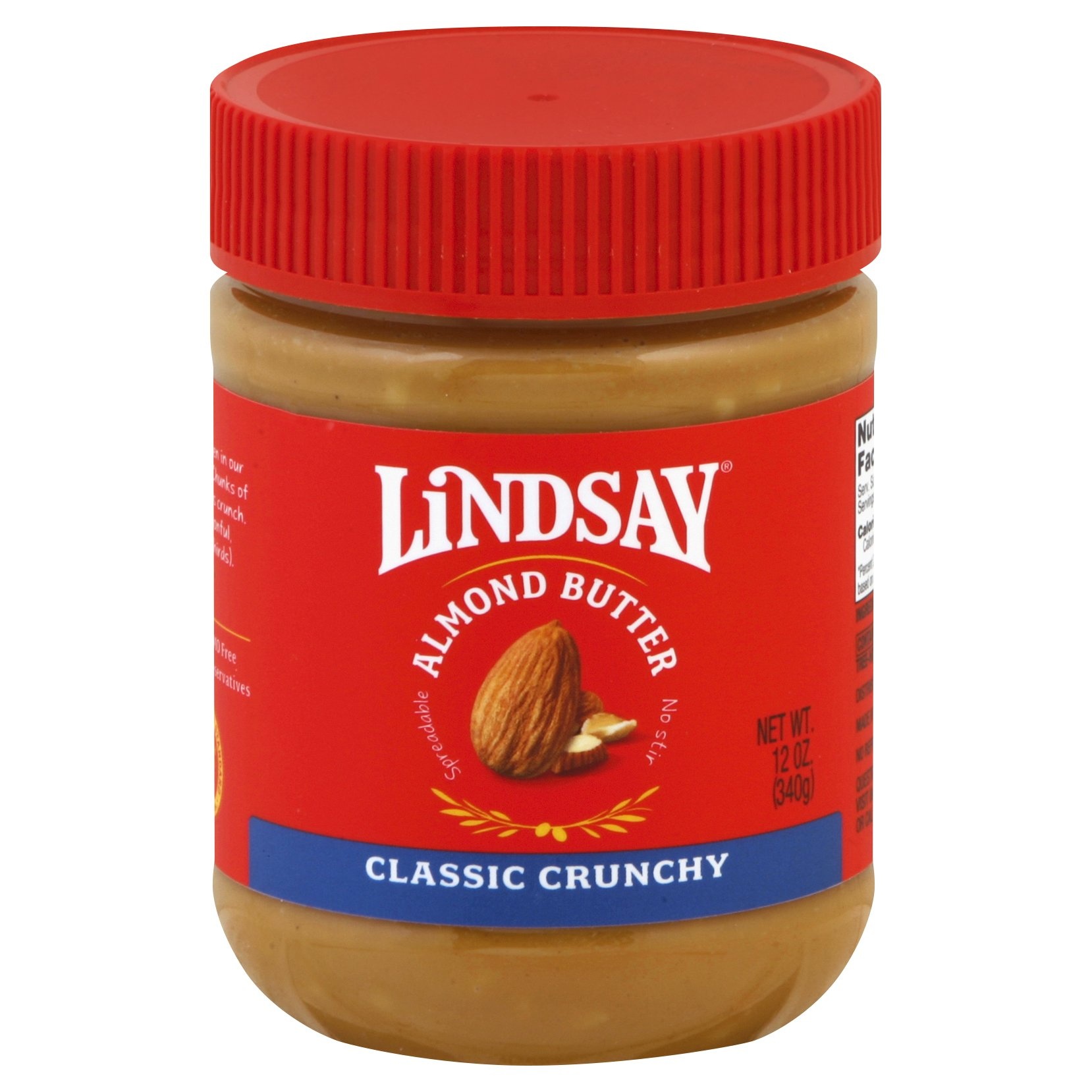 slide 1 of 6, Lindsay Classic Crunchy Almond Butter, 12 oz