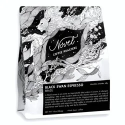 Novel Coffee Roasters Black Swan Espresso Whole Bean Coffee - 10 oz