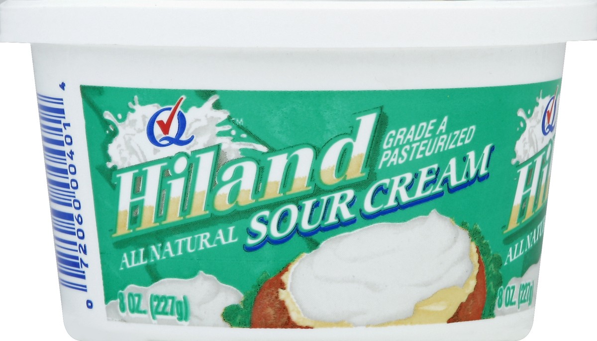 slide 3 of 3, Hiland Dairy Sour Cream 8 oz, 8 oz