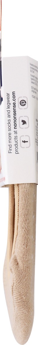 slide 8 of 10, No Nonsense Hidden Cotton Low Nude 4-10 Liners 1 ea, 1 ct