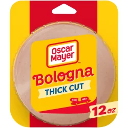 Oscar Mayer Thick Cut Bologna made with chicken & pork, beef added Sliced Lunch Meat Pack