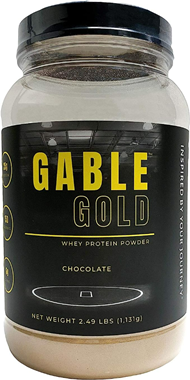 slide 1 of 1, Gable Gold Whey Protein Powder, Chocolate, 2.49 lb