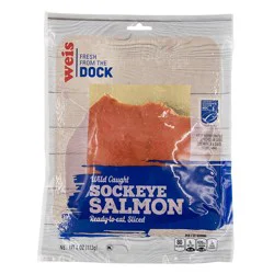 Weis Fresh from the Dock Cold Smoked, Wild Caught Sockeye Salmon