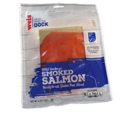 Weis Fresh from the Dock Cold Smoked, Wild Caught Sockeye Salmon