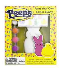 Peeps Paint Your Own Plaster Bunny, 1 ct