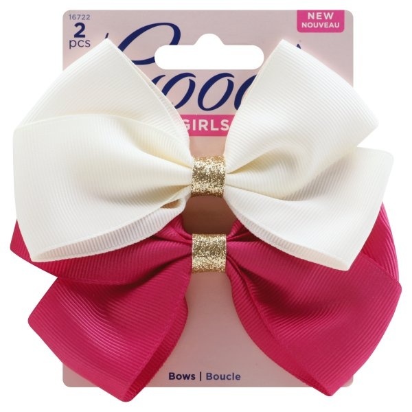 slide 1 of 1, Goody Girls Bows Medium, 2 ct