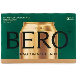 Bero Non-Alcoholic Kingston Golden Pils Beer 6 - 12 oz Cans