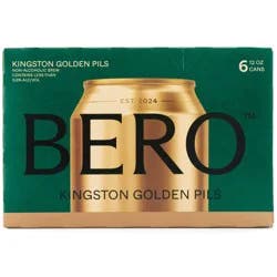 Bero Non-Alcoholic Kingston Golden Pils Beer 6 - 12 oz Cans