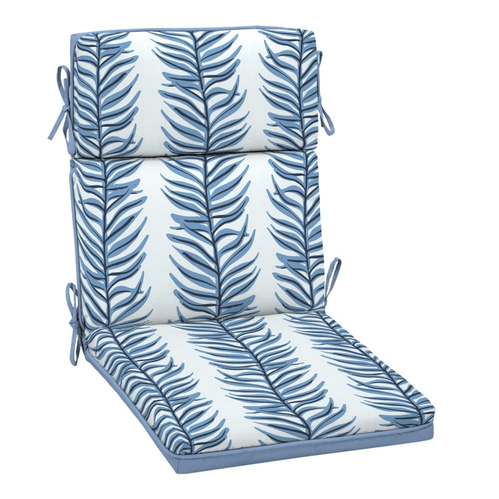 slide 1 of 1, SDS for HD Designs High Back Dining Chair Cushion - Palm Feather, 1 ct