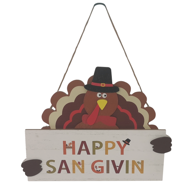 slide 1 of 1, CREATIVE HOME Turkey Hanging Deco, 1 ct