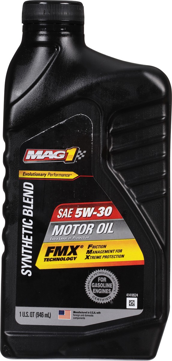 slide 9 of 12, Mag 1 Synthetic Blend SAE 5W-30 Motor Oil 1 qt, 1 qt