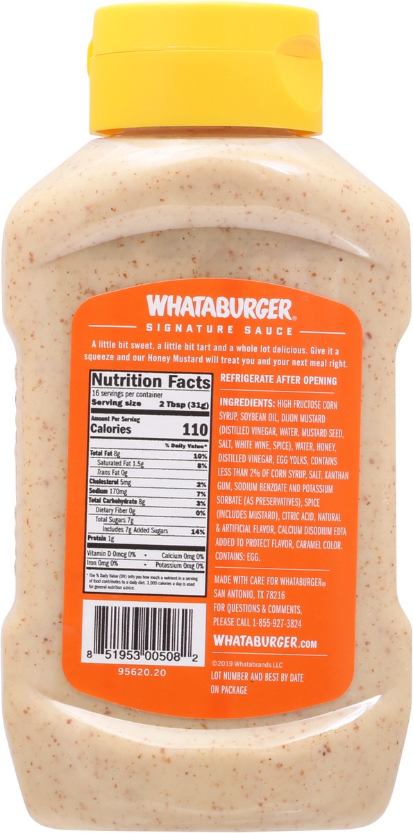 slide 6 of 14, Whataburger Signature Sauce, Honey Mustard, Classic, 16 oz