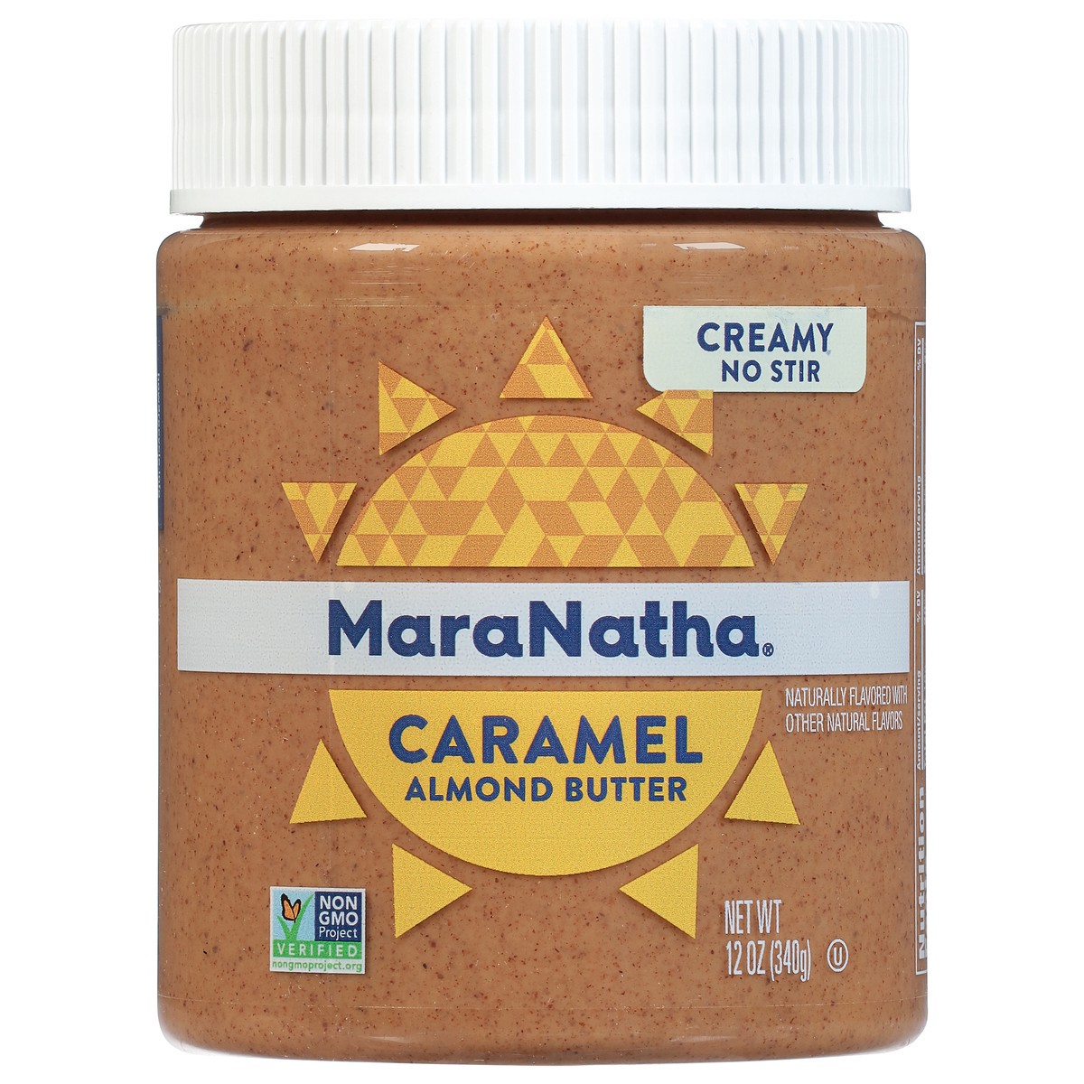 slide 1 of 7, MaraNatha Creamy No Stir Caramel Almond Butter 12 oz, 12 oz