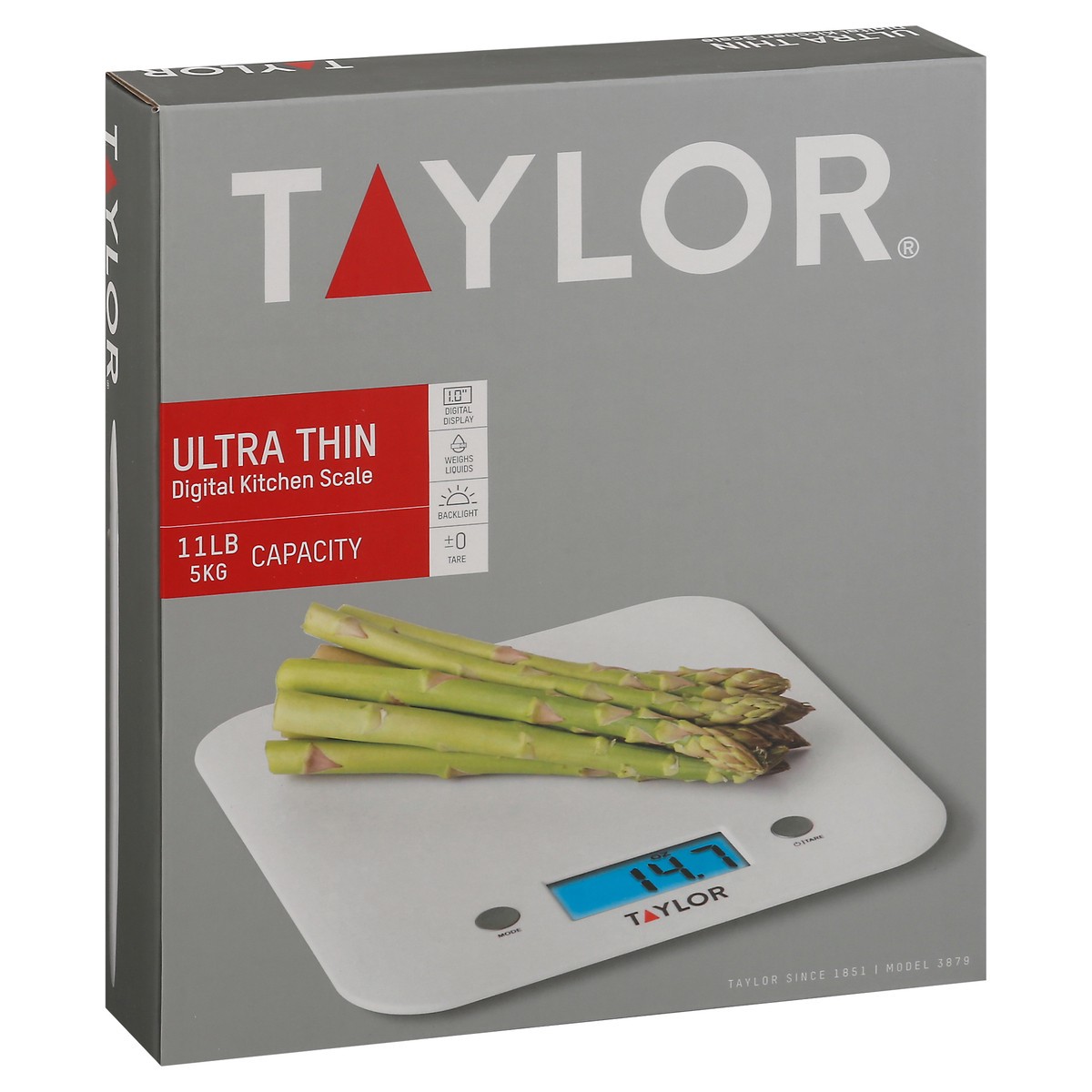 slide 3 of 9, Taylor Ultra Thin Digital Kitchen Scale 1 ea, 1 ct