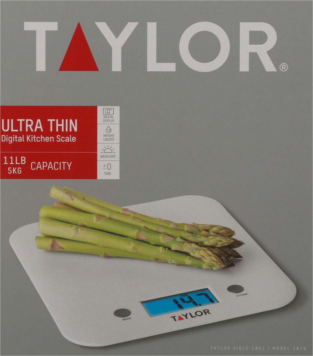 slide 6 of 9, Taylor Ultra Thin Digital Kitchen Scale 1 ea, 1 ct