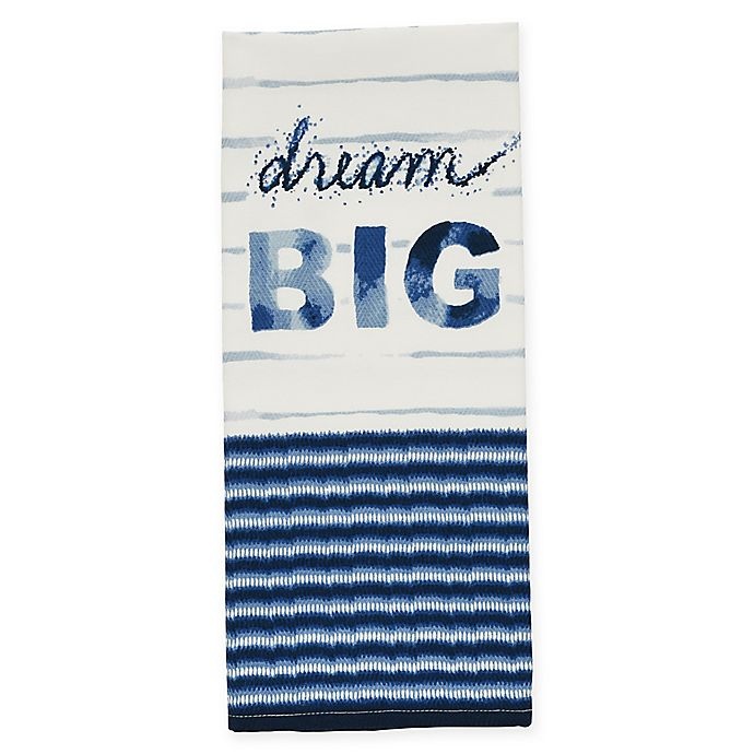 slide 1 of 1, ED Ellen DeGeneres Dream Big'' Kitchen Towel'', 1 ct