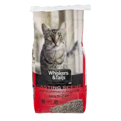 Whiskers & Tails Non-Clumping Clay Litter - Lasting Scent