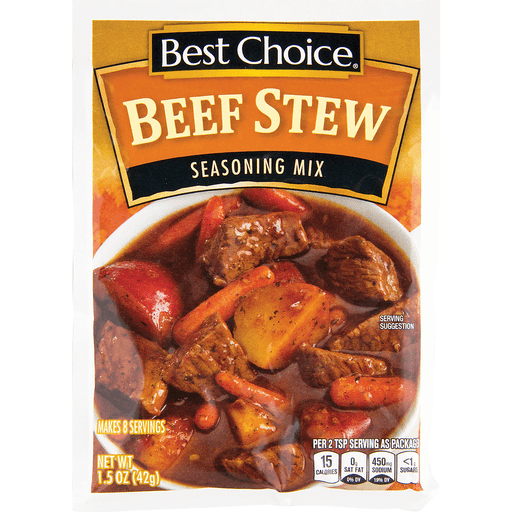 slide 1 of 1, Best Choice Beef Stew Seasoning Mix, 1.5 oz