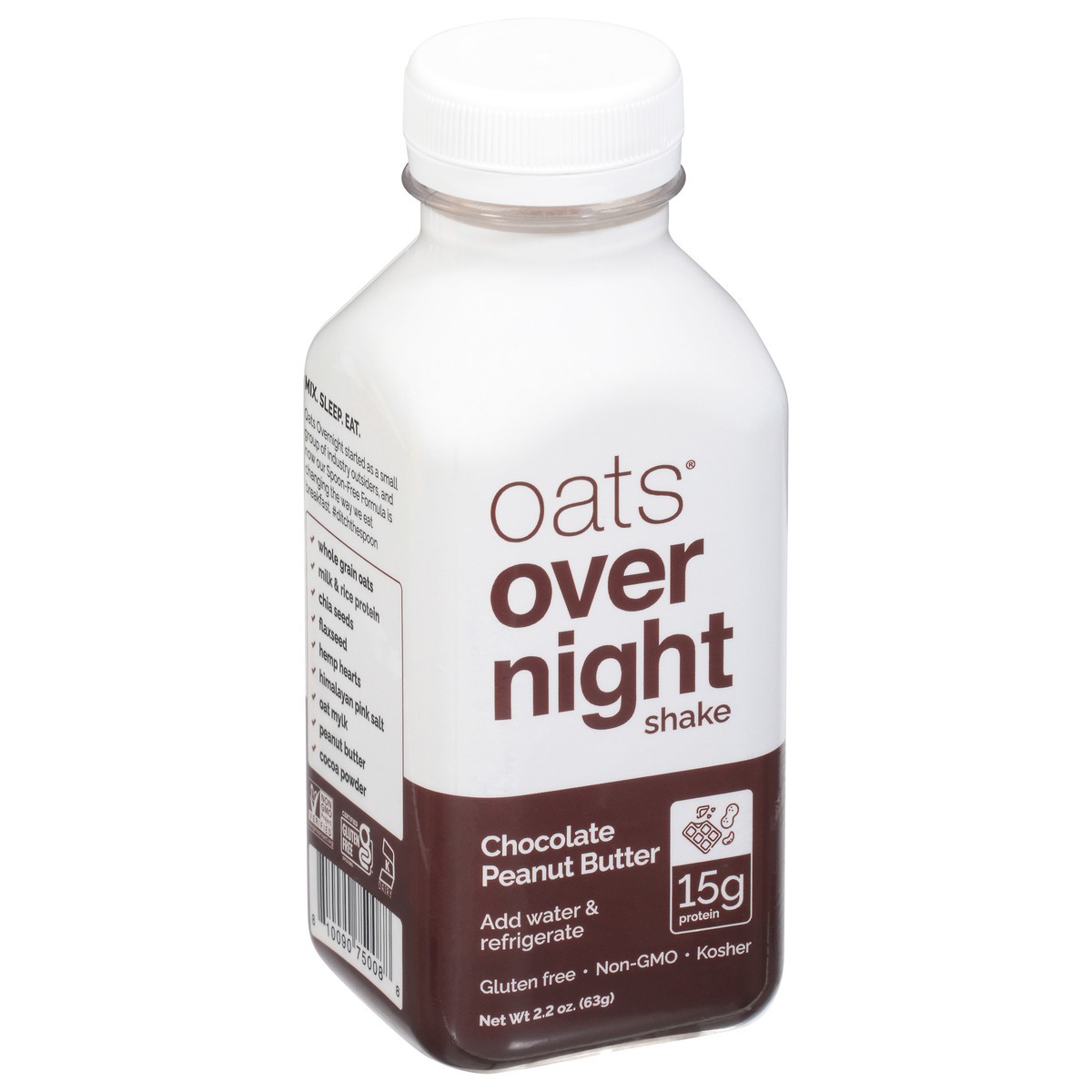 slide 9 of 9, Oats Overnight Chocolate Peanut Butter Shake 2.2 oz, 2.2 oz