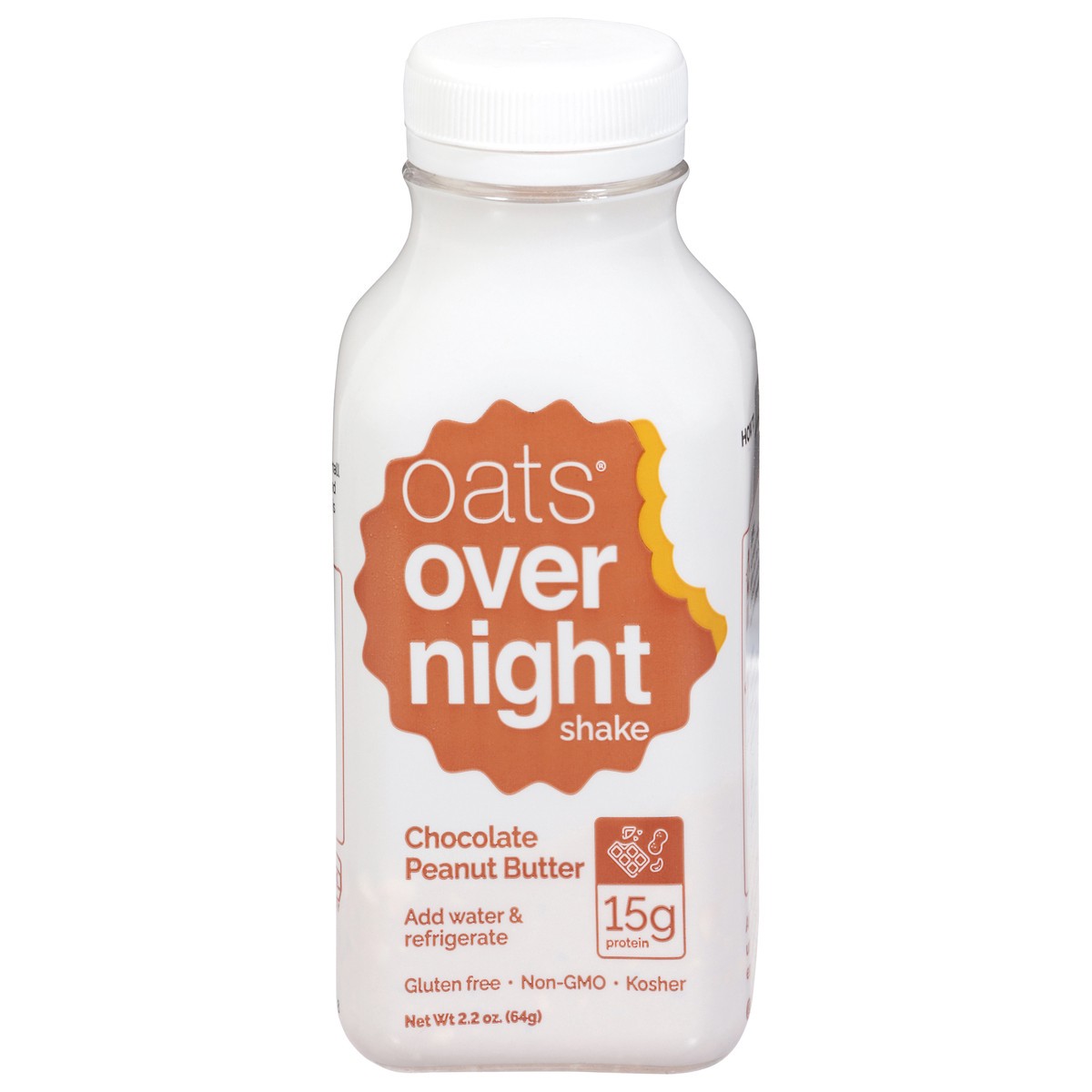 slide 1 of 9, Oats Overnight Chocolate Peanut Butter Shake 2.2 oz, 2.2 oz