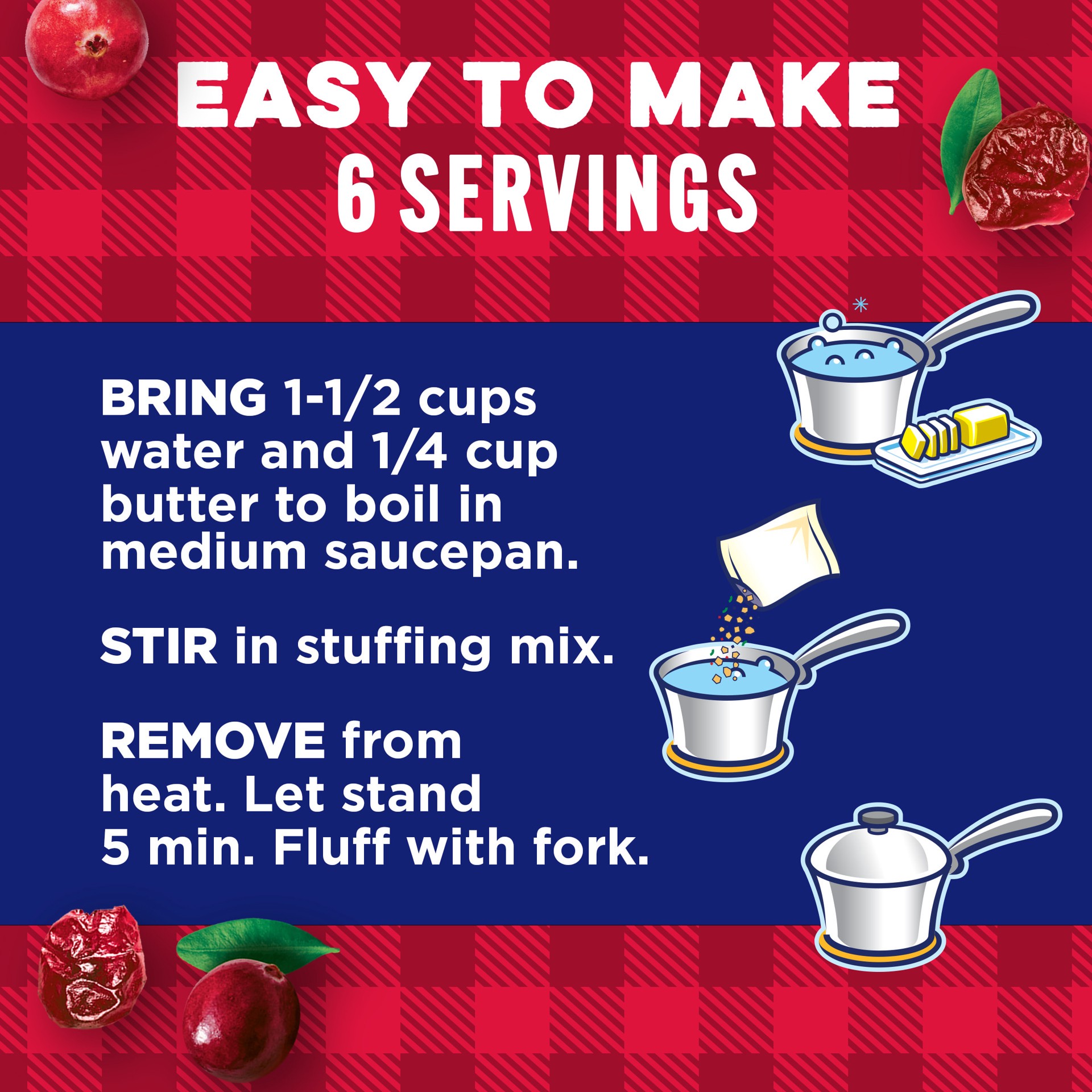 slide 5 of 10, Stove Top Cranberry Stuffing Mix, 6 oz Box, 6 oz